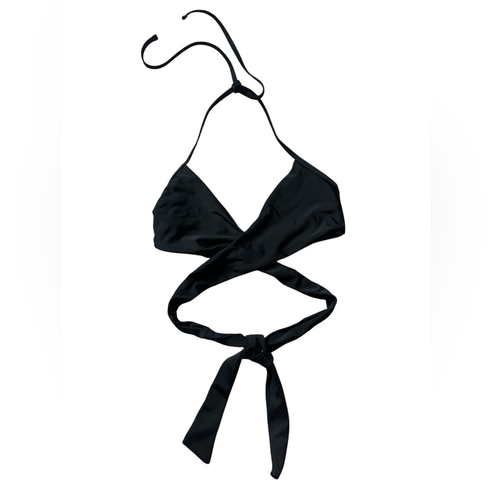 Aerie Black Wrap Bikini